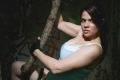 Lauren Clover at the Tomb Raider inspired Photo Shoot